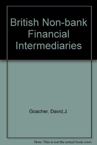 9780043321096: British Non-Bank Financial Intermediaries