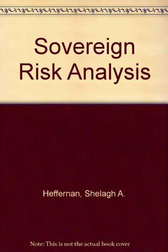 Imagen de archivo de Sovereign Risk Analysis a la venta por Anybook.com