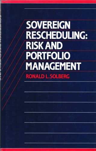 9780043321225: Sovereign Rescheduling: Risk and Portfolio Management