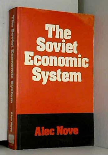 Beispielbild fr The Soviet economic system zum Verkauf von Irish Booksellers