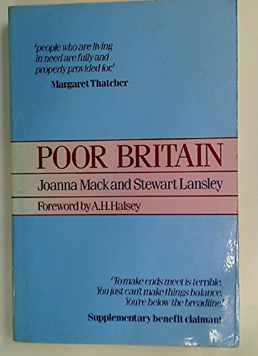 9780043360835: Poor Britain