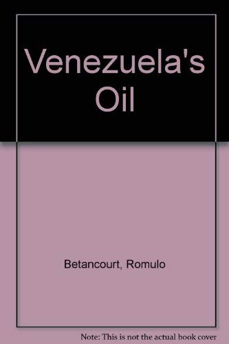 9780043380826: Venezuela's Oil