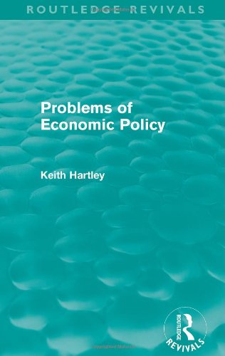 Imagen de archivo de Problems of Economic Policy (Economics and Society series ; No. 3) a la venta por Books@Ruawai