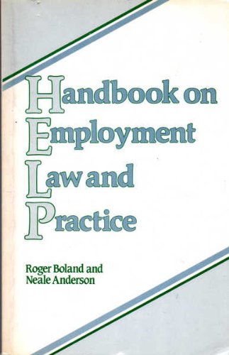 9780043400111: Handbook on Employment Law & Practice