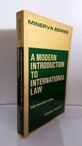 Stock image for A modern introduction to international law (Minerva series of students' handbooks ; no. 25) for sale by Wonder Book