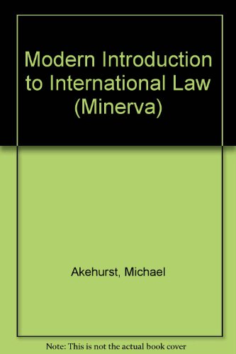 Modern Introduction to International Law (Minerva) - Akehurst, Michael