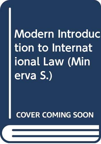 9780043410264: Modern Introduction to International Law (Minerva S.)