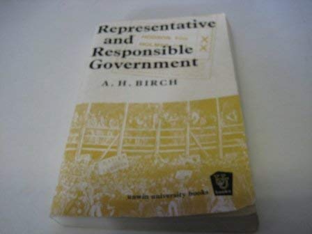 Imagen de archivo de Representative and Responsible Government a la venta por WorldofBooks