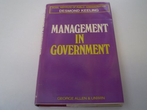 9780043500330: Management in Government (Royal Institute of Public Administration S.)