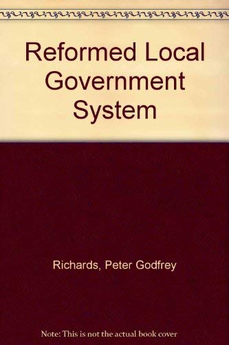 Stock image for Reformed Local Government System for sale by Kennys Bookstore