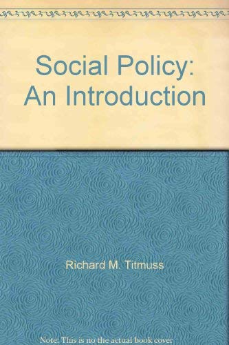 9780043610176: Social policy: An introduction
