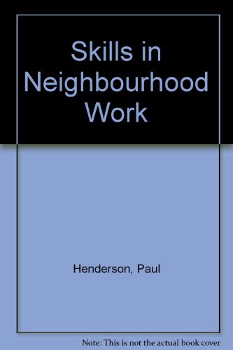 Stock image for Skills in Neighbourhood Work for sale by Reuseabook