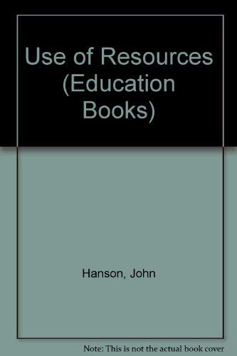 9780043710289: Use of Resources (Education Books)