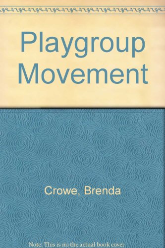 Stock image for Playgroup Movement for sale by Stephen White Books