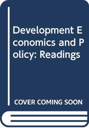 9780043820261: Development Economics and Policy Readings