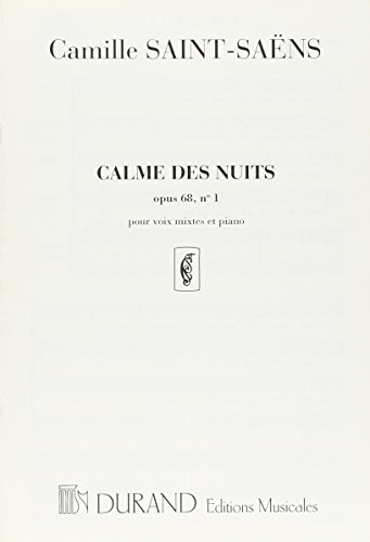 Beispielbild fr CALME DES NUITS OP 68 N 1 CHANT zum Verkauf von WorldofBooks