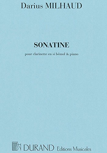 9780044049166: Sonatine pour clarinette en si bmol & piano