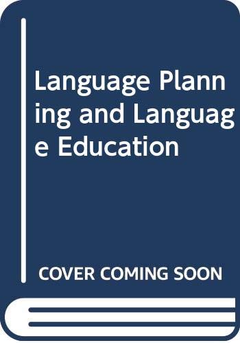 Stock image for Language Planning and Language Education for sale by Anybook.com