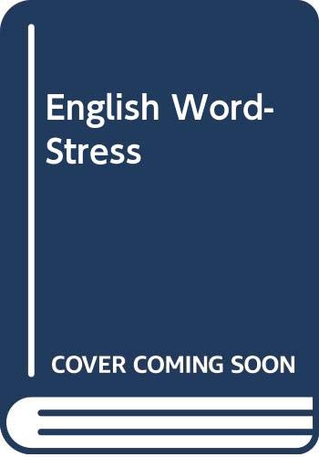 English Word-Stress (9780044180043) by Fudge, Erik Charles