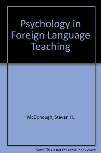 9780044180067: Psychology in Foreign Language Teaching