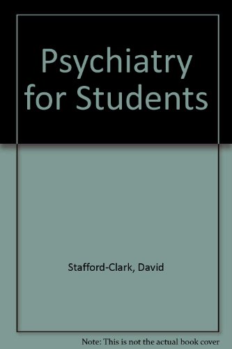 Beispielbild fr Psychiatry for Students zum Verkauf von Phatpocket Limited