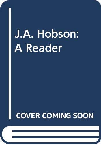 Stock image for J.A.Hobson: A Reader for sale by Reuseabook