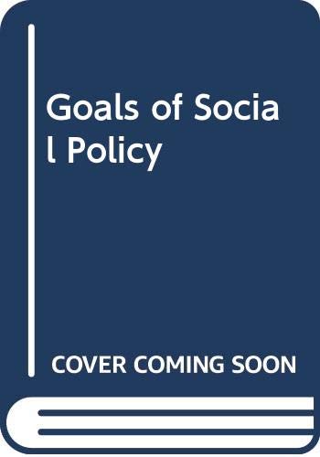 9780044451310: Goals of Social Policy