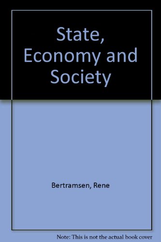 9780044454335: State, Economy and Society
