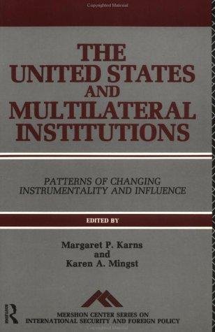 Stock image for United States & Multilat Instn (Mershon Center Series on International Security) for sale by HPB-Red