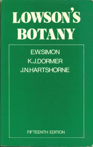 9780044458210: Lowson's Textbook of Botany