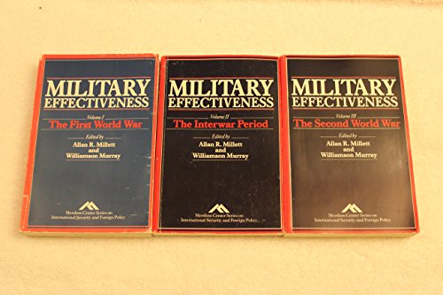 Military Effectiveness, Vol.3: The Second World War (9780044458456) by Allan R. Millett; Williamson Murray