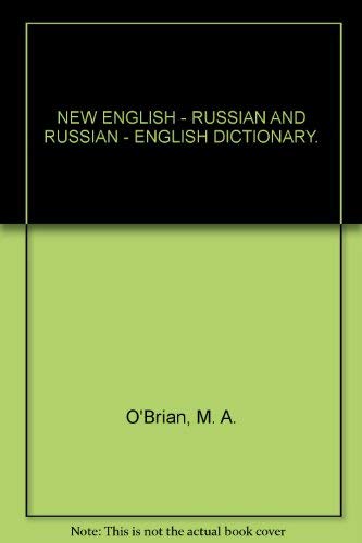 9780044910053: New English-Russian, Russian-English Dictionary