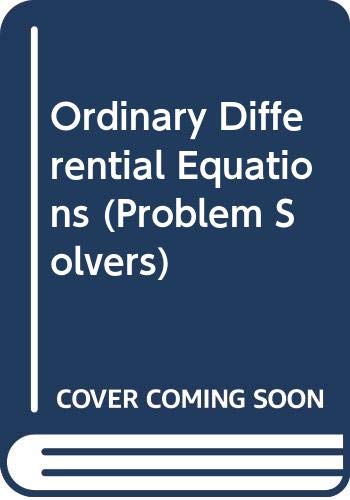 9780045170029: Ordinary Differential Equations (Problem Solvers)