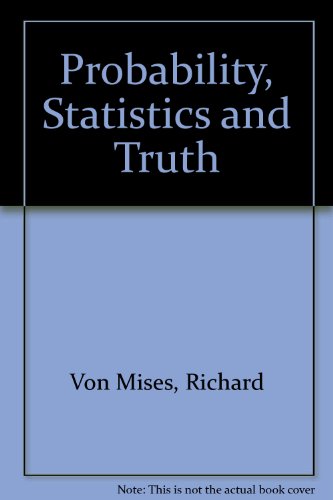 Stock image for Probability, Statistics and Truth for sale by GF Books, Inc.