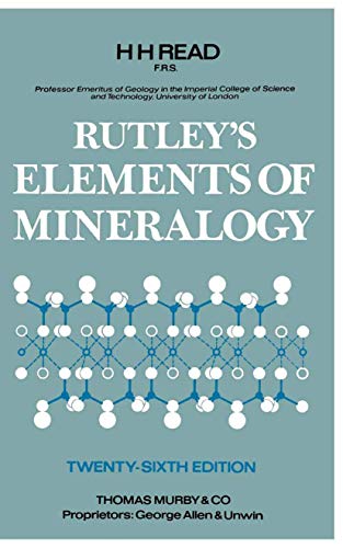 Stock image for Rutley's Elements Of Mineralogy. Twenty-Sixth Edition for sale by WorldofBooks
