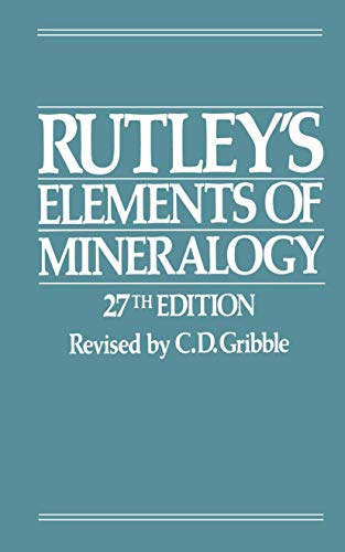 Stock image for Rutley's Elements of Mineralogy (Semiconductors; 1) for sale by AwesomeBooks