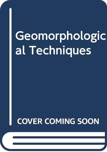 Stock image for Geomorphological Techniques. for sale by Research Ink