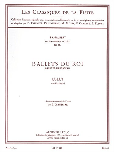 Stock image for Jean Baptiste Lully: Gavotte en Rondeau (Classiques No.33) (Flûte & Piano) for sale by WorldofBooks