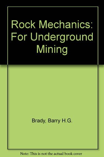 9780046220051: Rock Mechanics: For Underground Mining