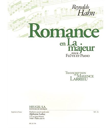 Imagen de archivo de Hahn: Romance en la Majeur pour Flte et Piano a la venta por WorldofBooks