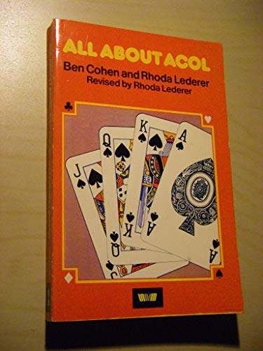 All About Acol (9780047930324) by Ben Cohen; Rhoda Lederer