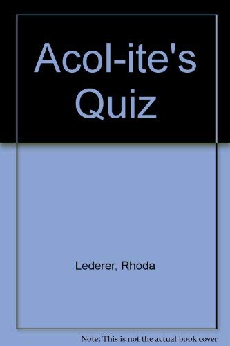 Beispielbild fr Acol-ite's Quiz zum Verkauf von AwesomeBooks