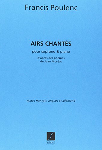 Beispielbild fr AIRS CHANTES POUR SOPRANO ET PIANO CHANT zum Verkauf von WorldofBooks