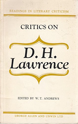 Stock image for Critics on D. H. Lawrence; (Readings in literary criticism) for sale by Discover Books