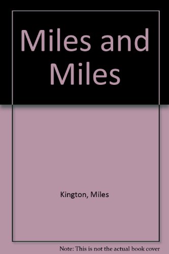 Beispielbild fr Miles and miles zum Verkauf von GF Books, Inc.