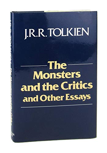 9780048090195: The monsters and the critics, and other essays