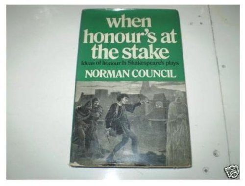 9780048200136: When Honour's at the Stake