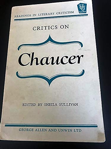 Stock image for Critics on Chaucer (Readings in Literary Criticism) for sale by Goldstone Books