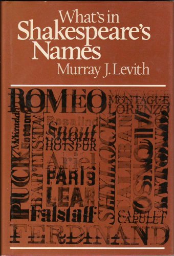 9780048220394: What's in Shakespeare's Names