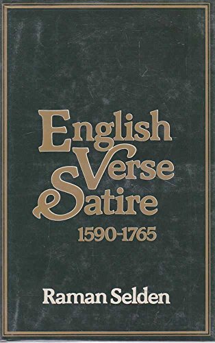English Verse Satire, 1590-1765 (9780048270160) by Selden, Raman